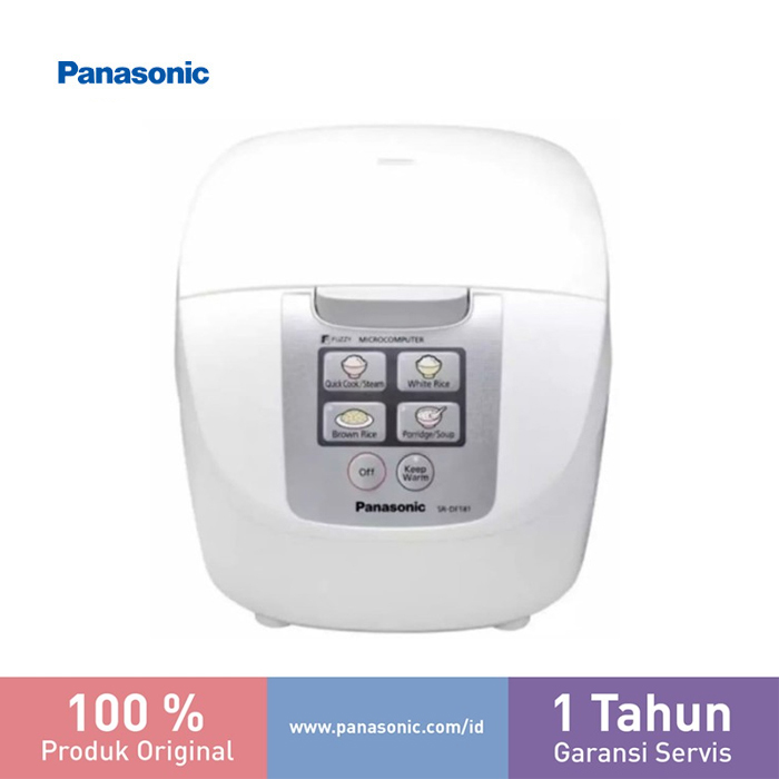 Panasonic Rice Cooker 1.8 Liter 4in1 - SR-DF181WSR